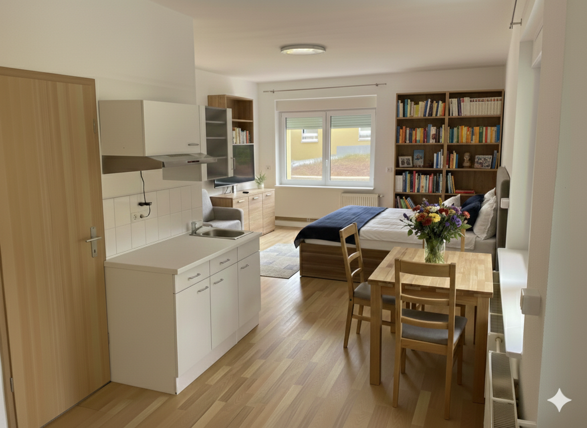 Einzimmerapartment Typ 3 Ansicht 1